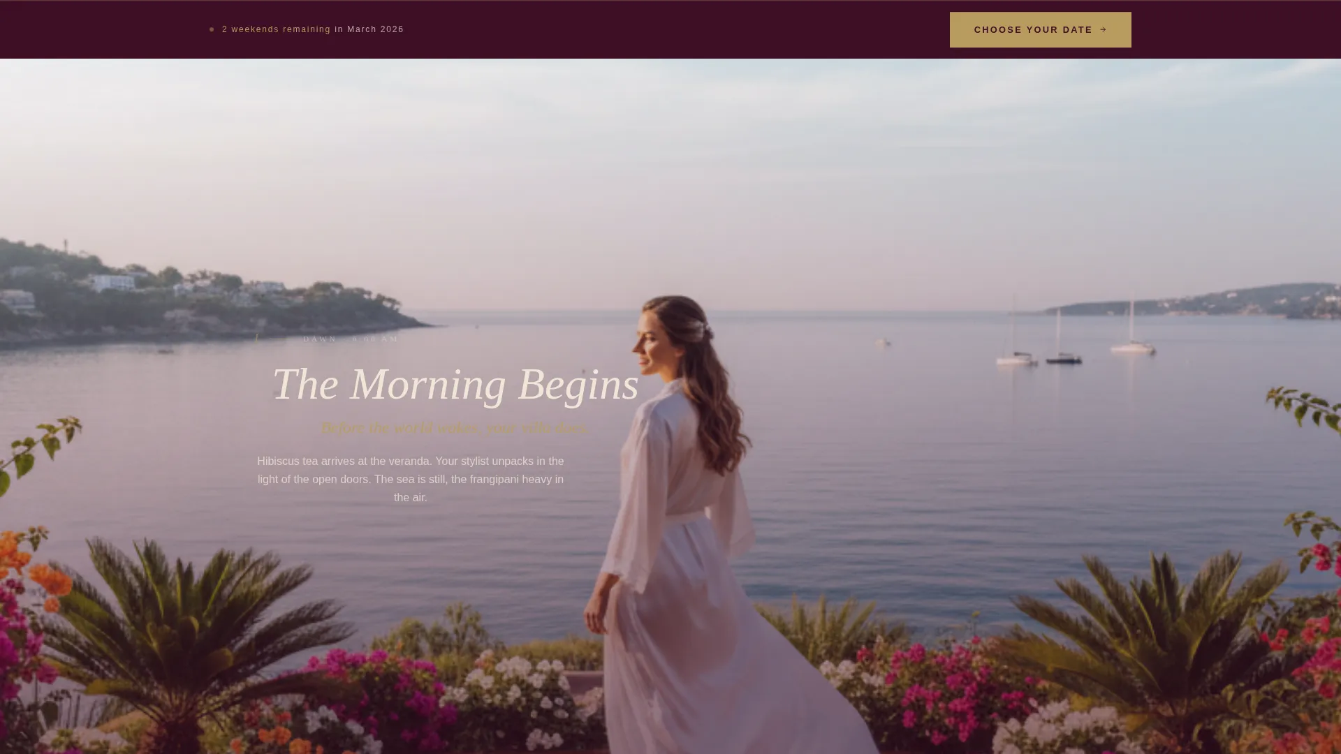 Wedding Venue Booking Website Template