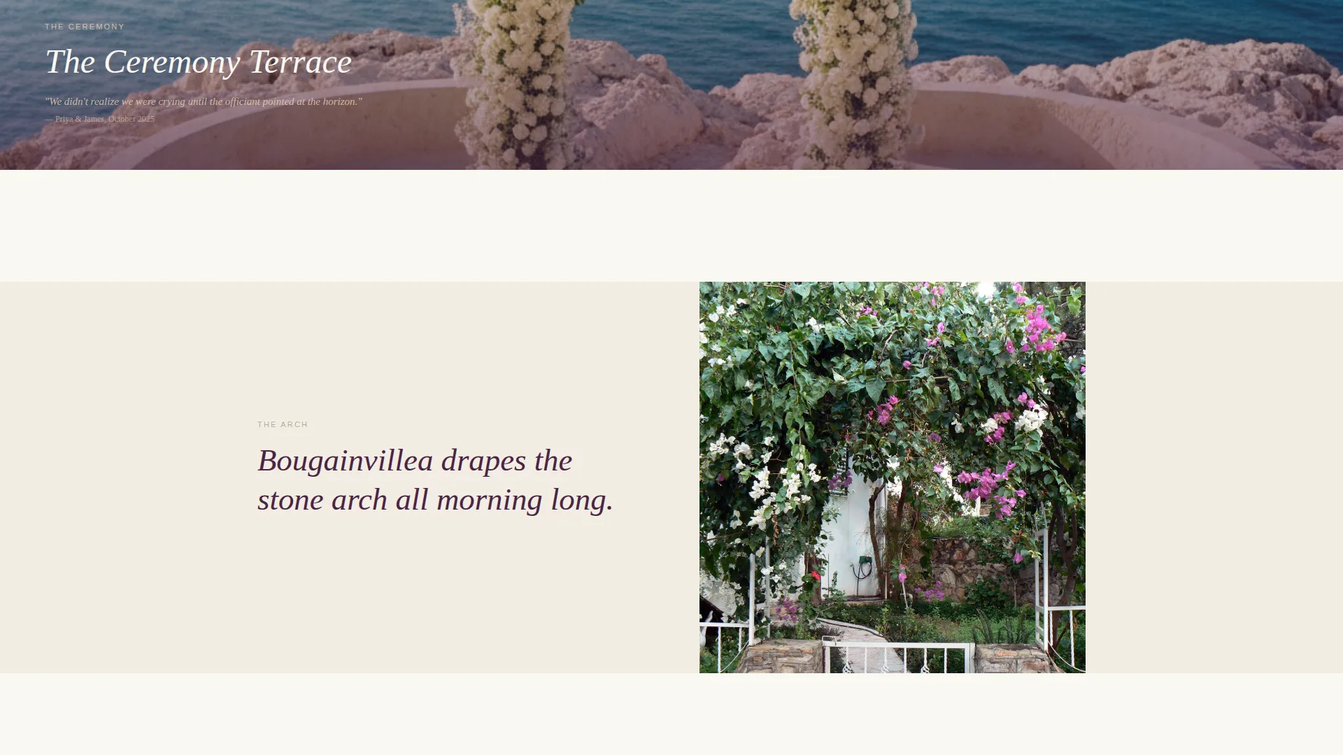 Wedding Venue Advanced Booking Website Template