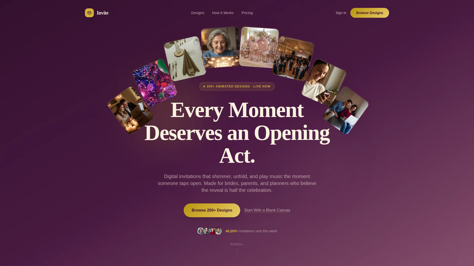Wedding Invitation & Stationery Reviews Website Template