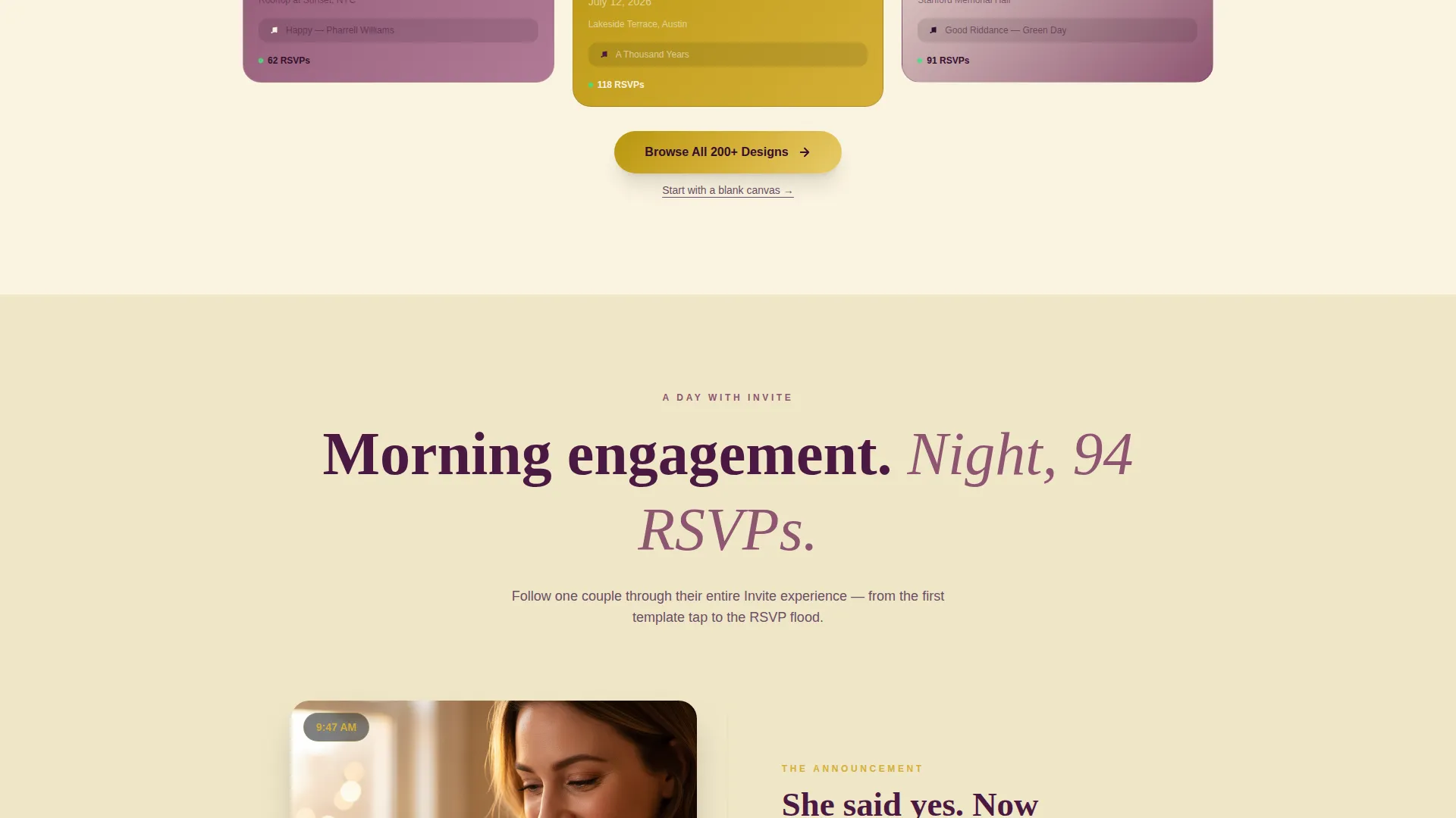 Wedding Invitation & Stationery Reviews Website Template