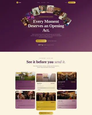 Wedding Invitation & Stationery Reviews Website Template