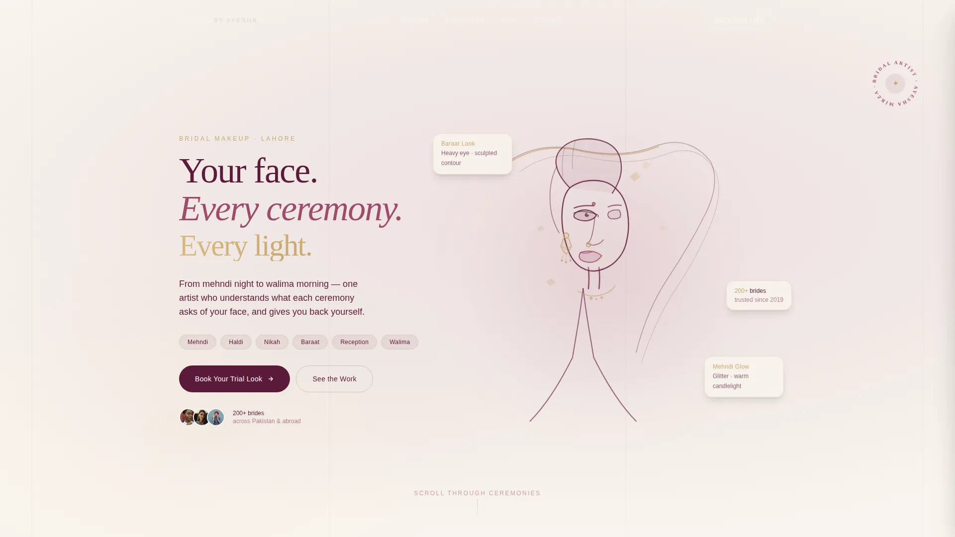 Indian Wedding Booking Website Template