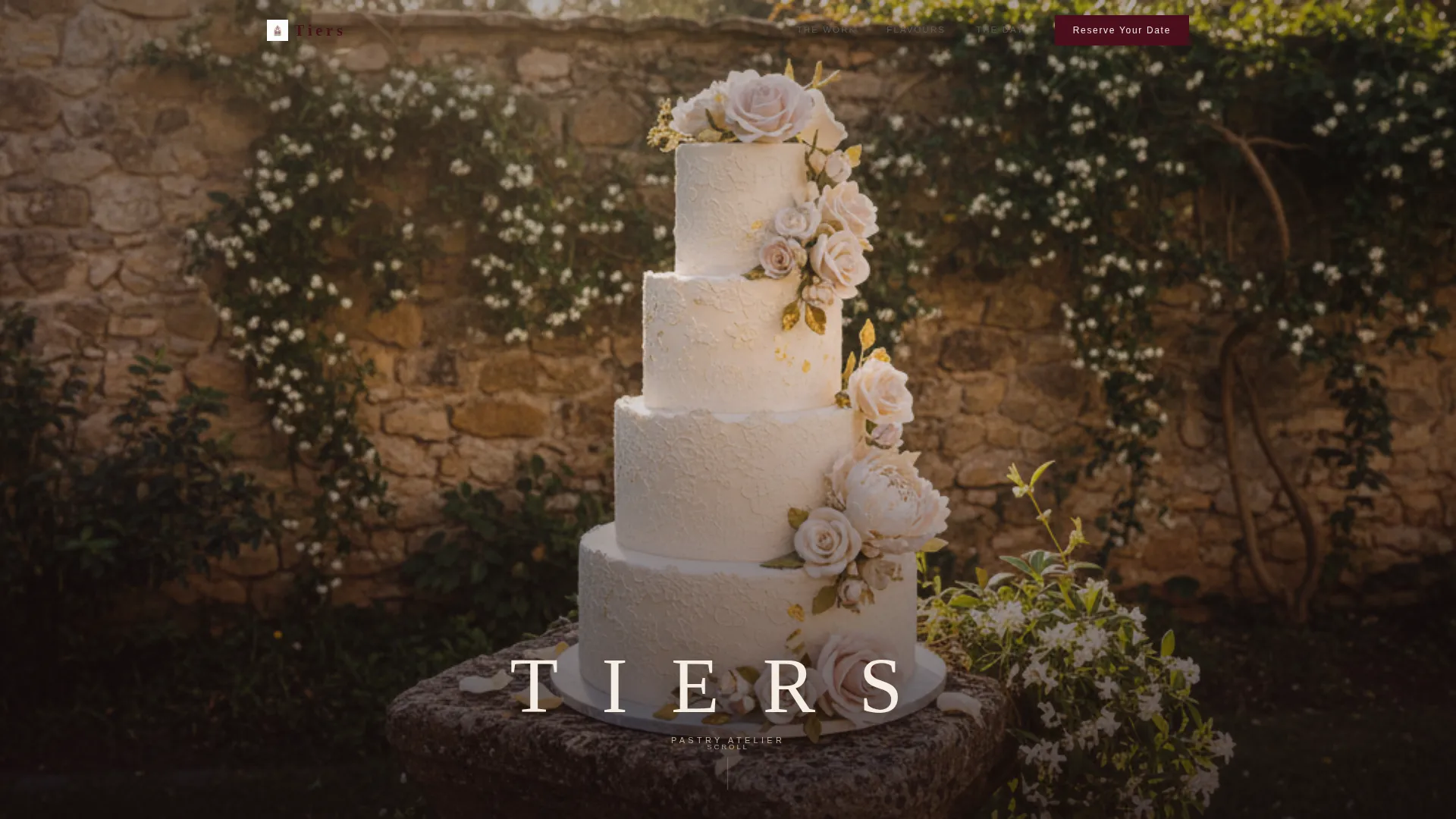 Garden Wedding Booking Website Template