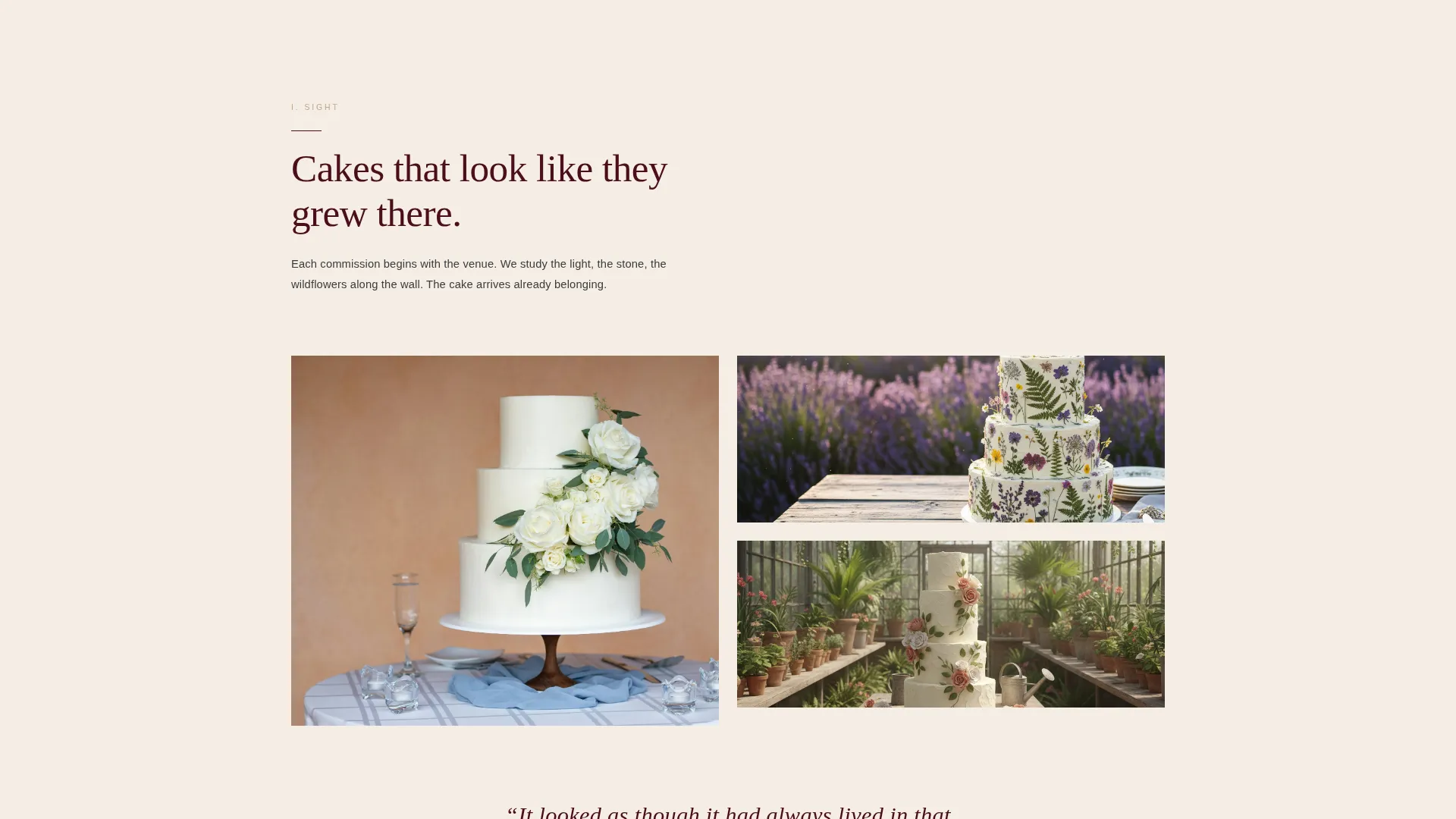 Garden Wedding Booking Website Template