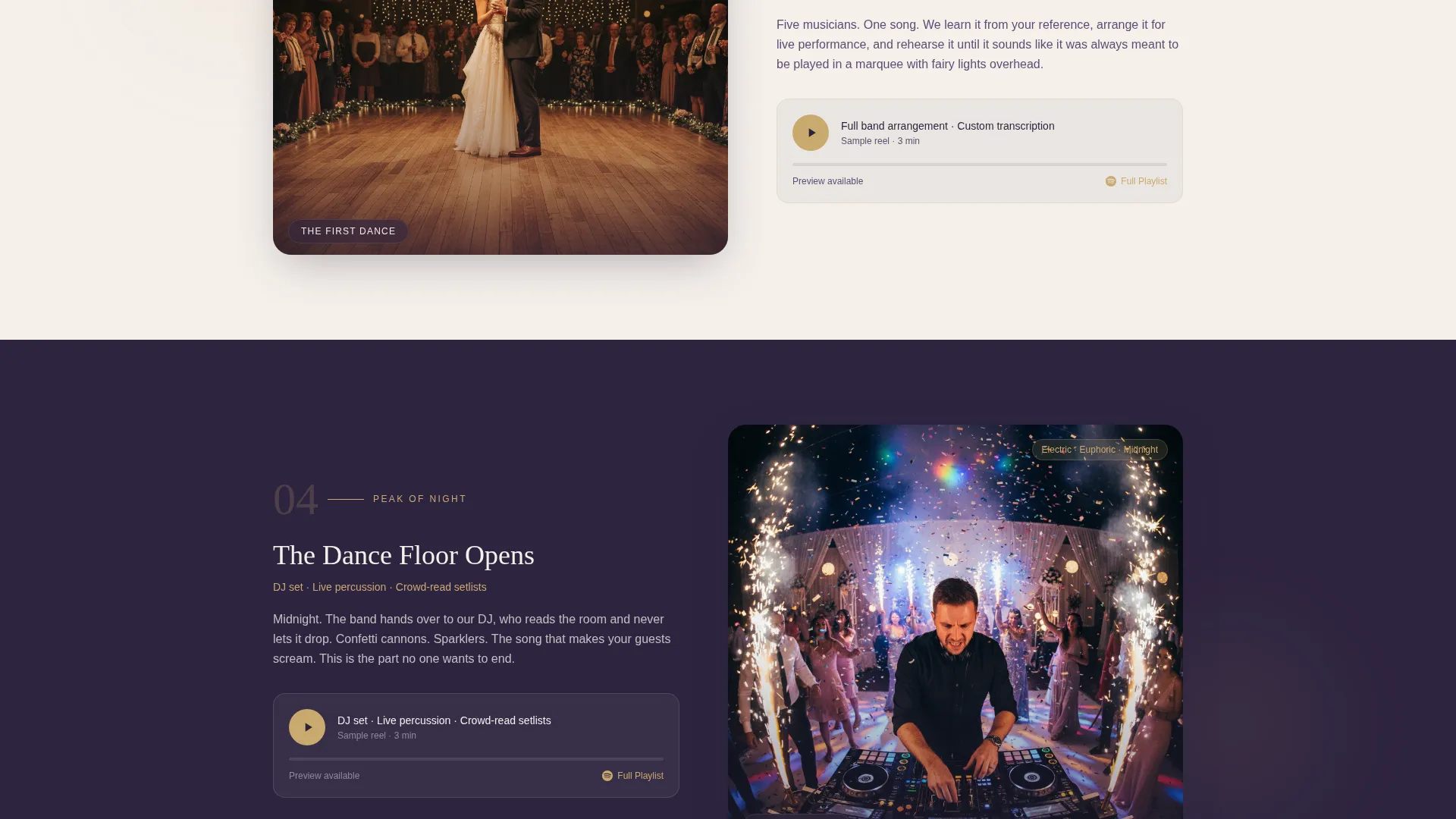 Garden Wedding Advanced Booking Website Template