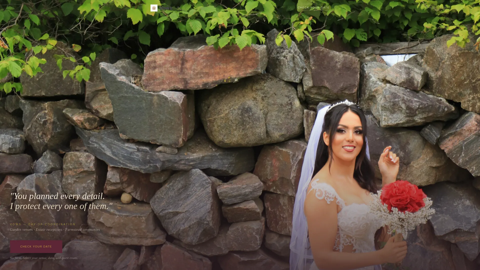 Wedding Venue Reviews Website Template