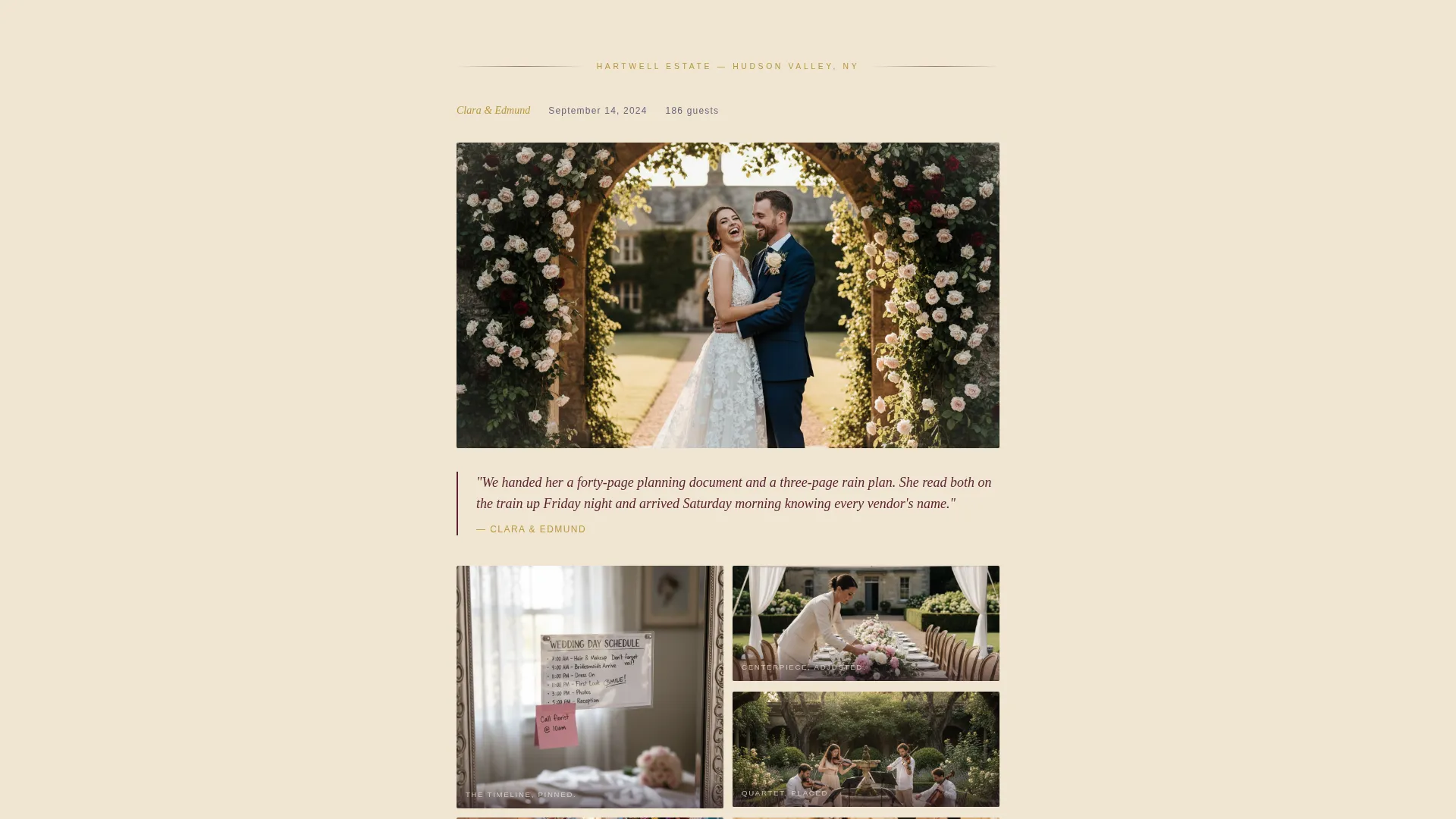 Wedding Venue Reviews Website Template
