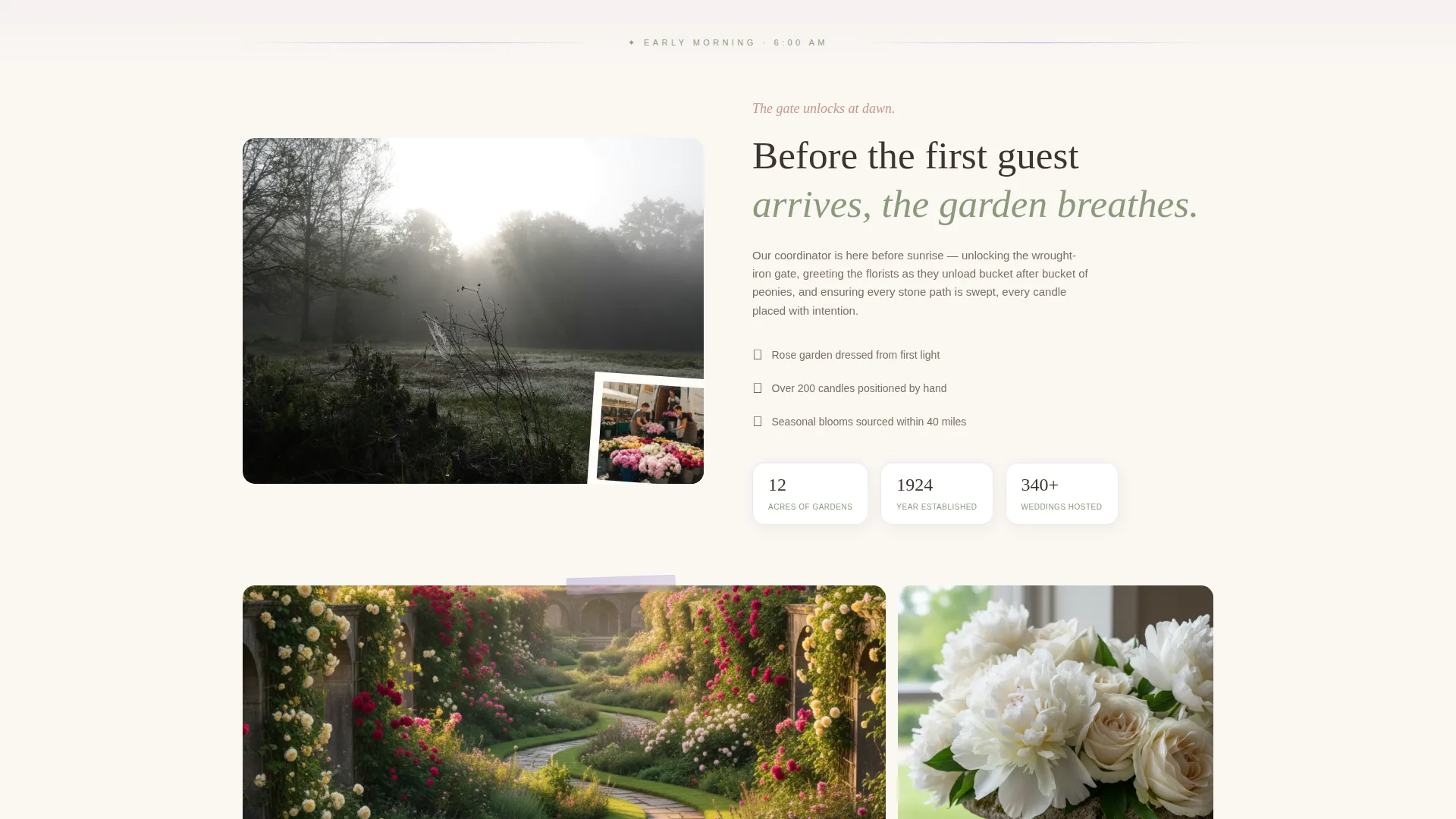 Wedding Venue Local Booking Website Template
