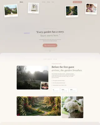 Wedding Venue Local Booking Website Template
