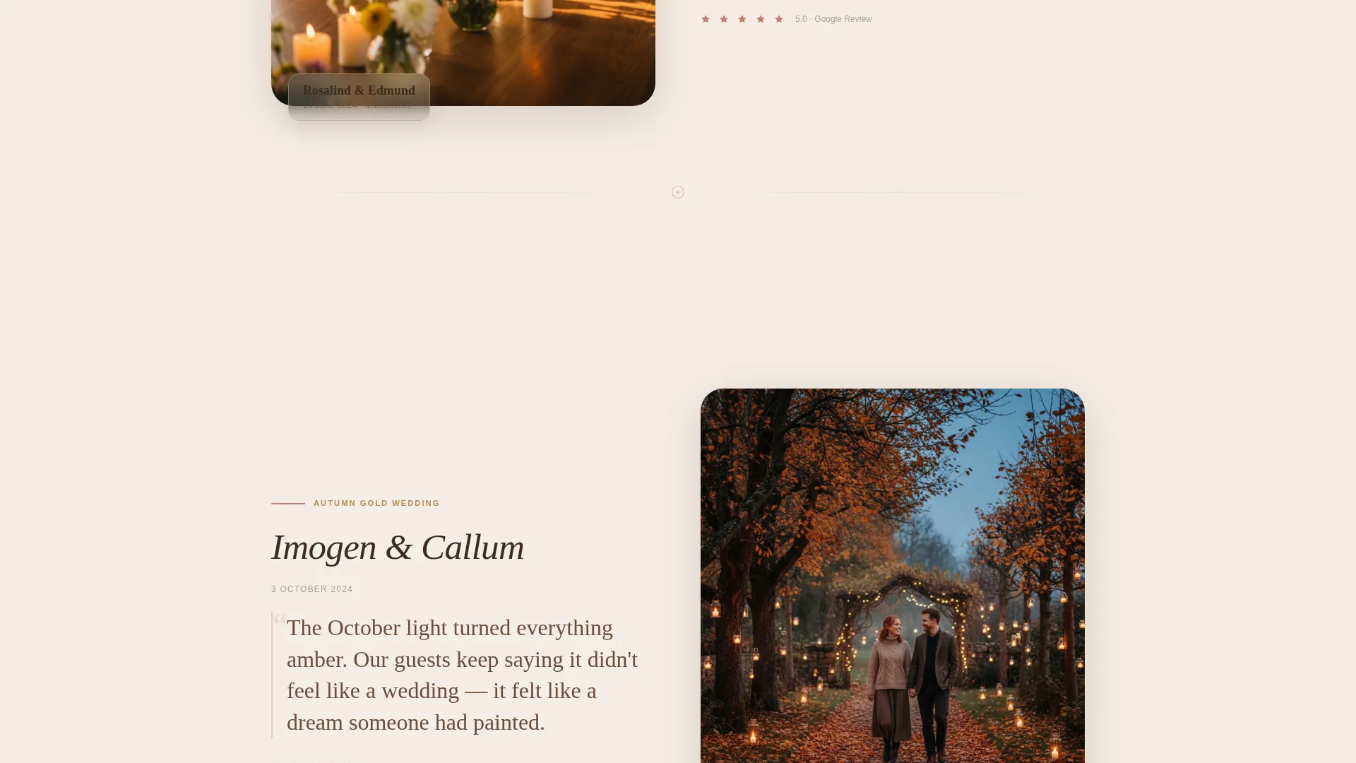 Wedding Venue Advanced Professional Website Template