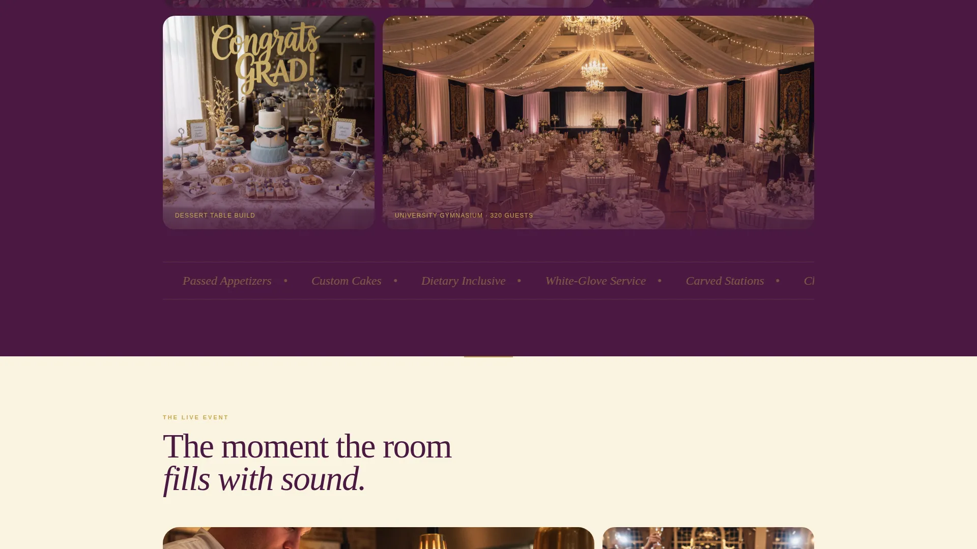 Graduation Event Booking Website Template