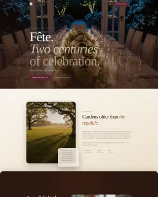 Wedding Venue Booking Website Template