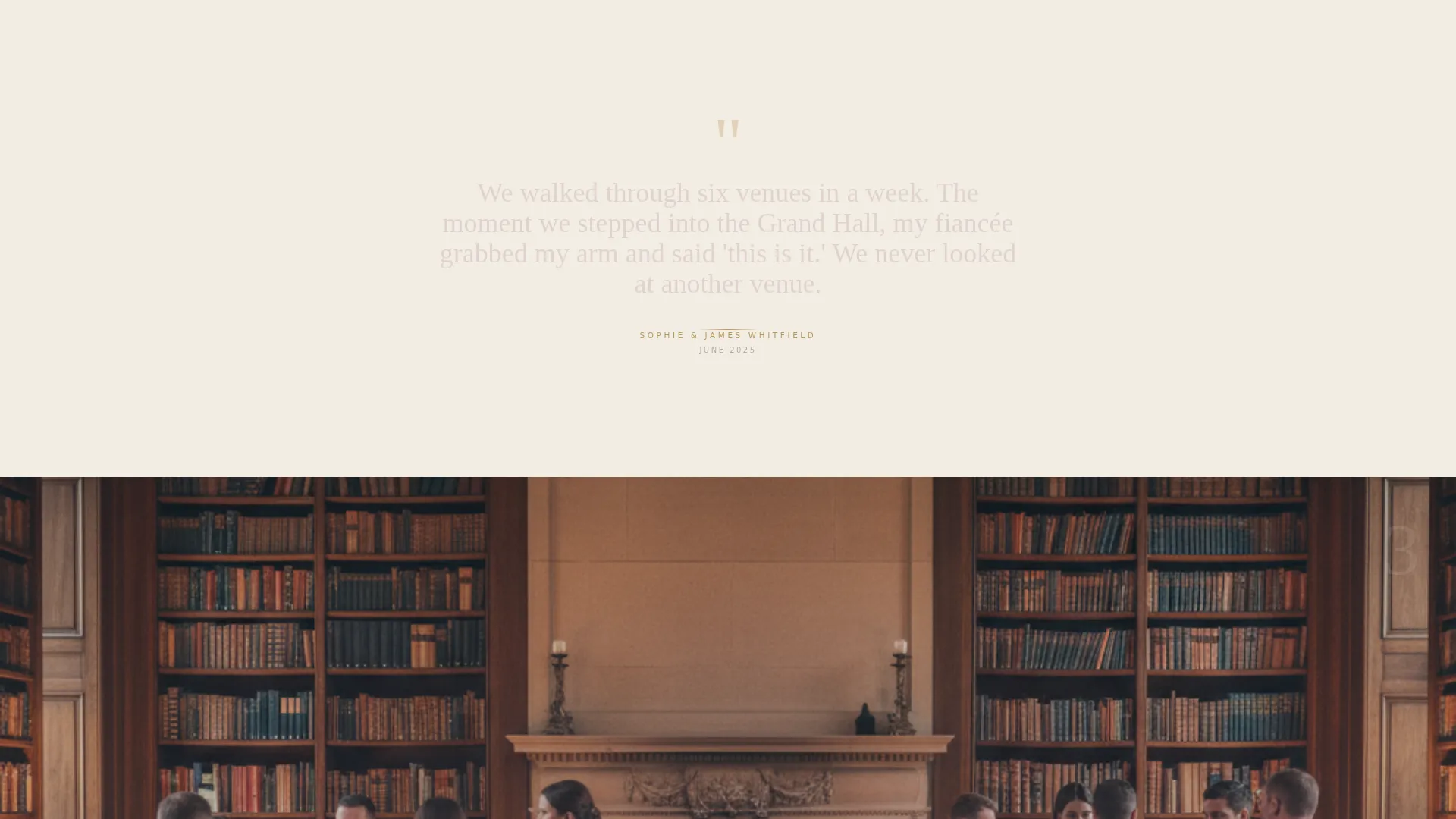 Wedding Venue Certified Booking Website Template