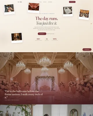 Wedding Venue Independent Booking Website Template