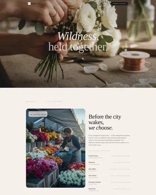 Industrial Chic Wedding Advanced Professional Website Template