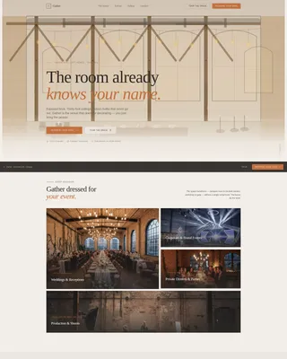 Wedding Venue Booking Website Template