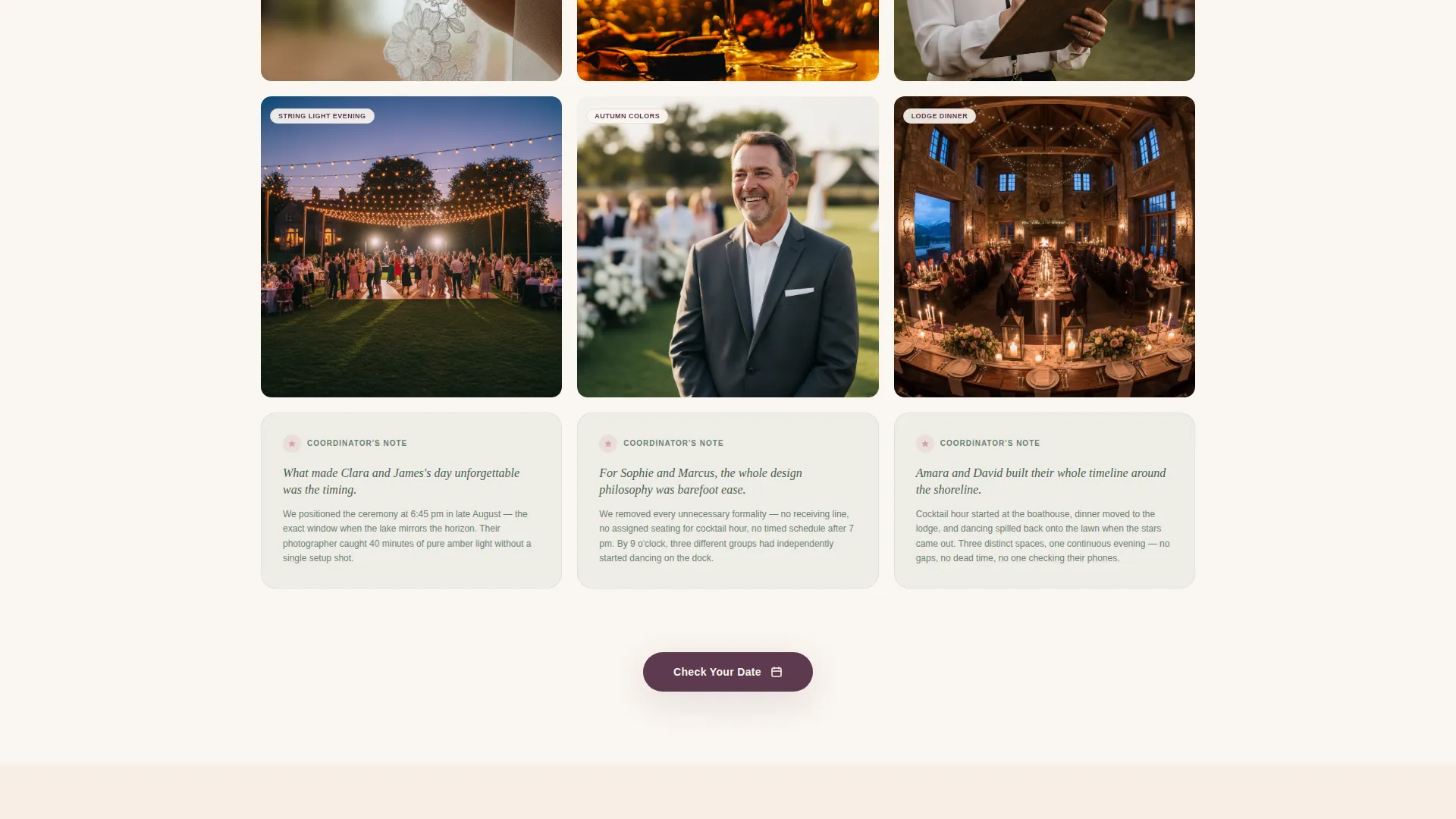 Wedding Venue Commercial Booking Website Template