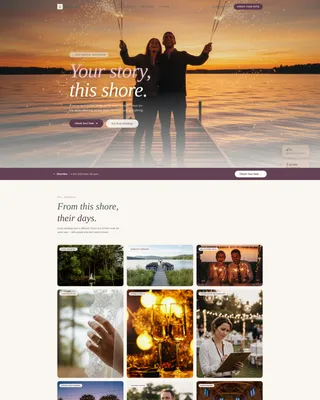 Wedding Venue Commercial Booking Website Template