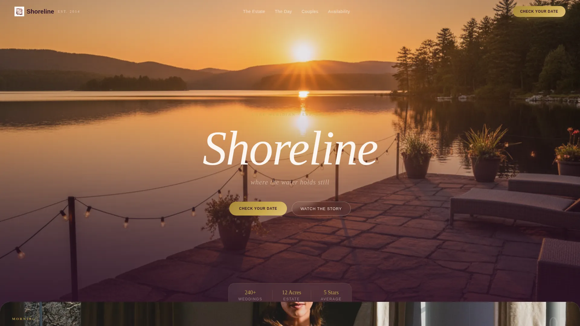 Wedding Venue Complete Professional Website Template