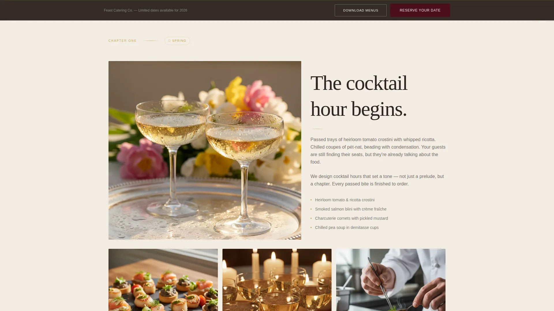 Luxury Wedding Specialist Booking Website Template