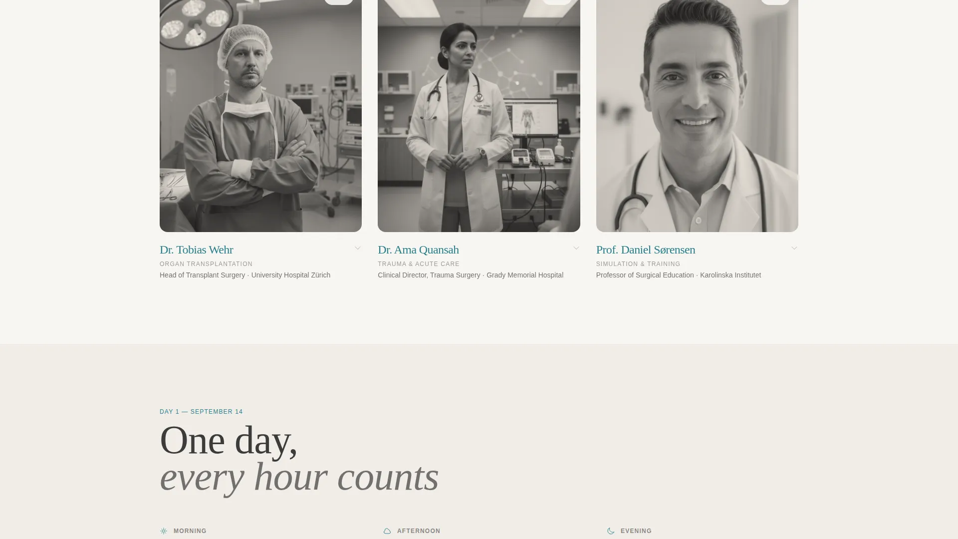 Medical Conference & Clinical Summit Registration Website Template