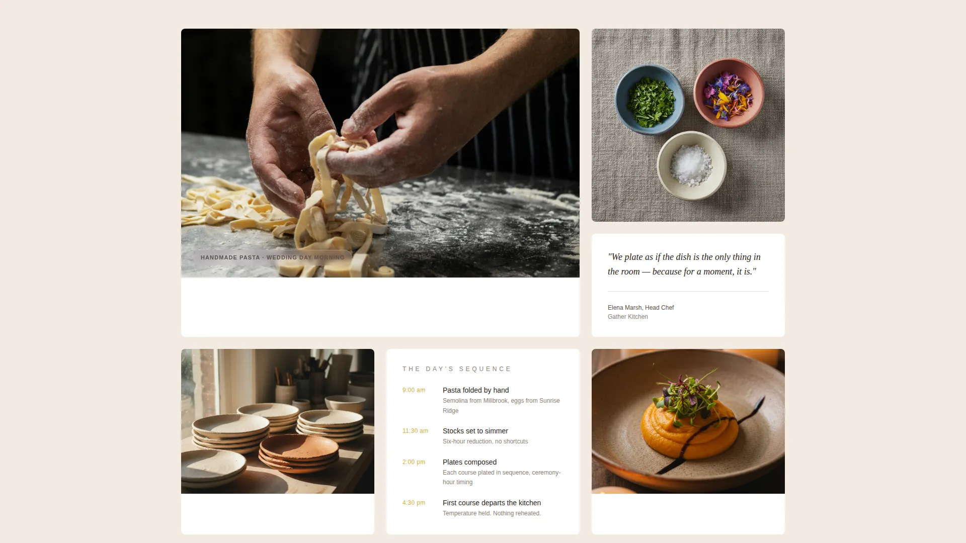 Minimalist Wedding Specialist Professional Website Template