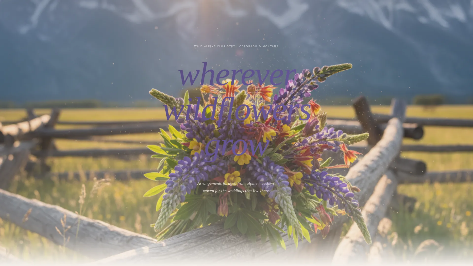 Captivating Flower Design Landing Page Template