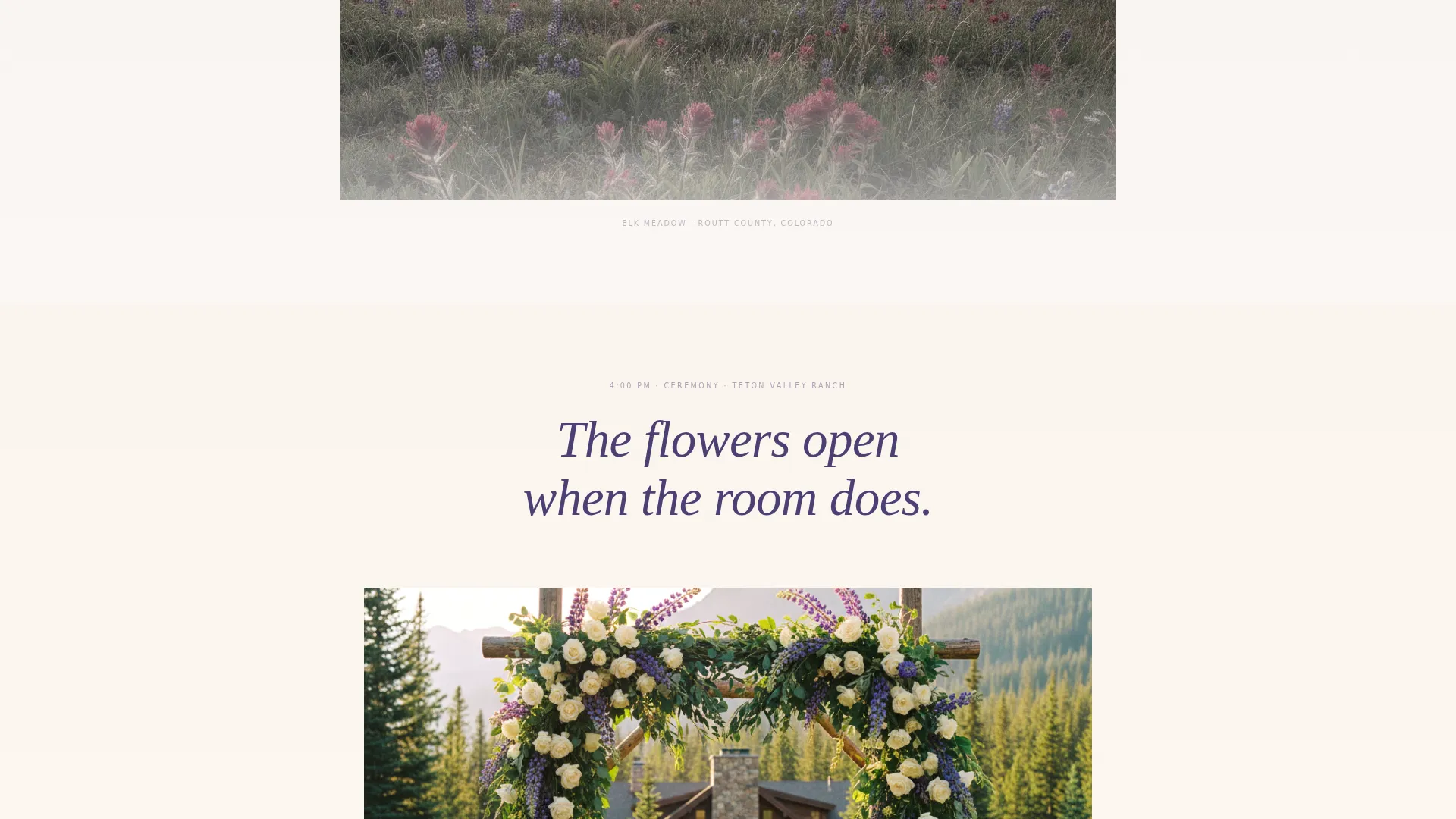 Captivating Flower Design Landing Page Template