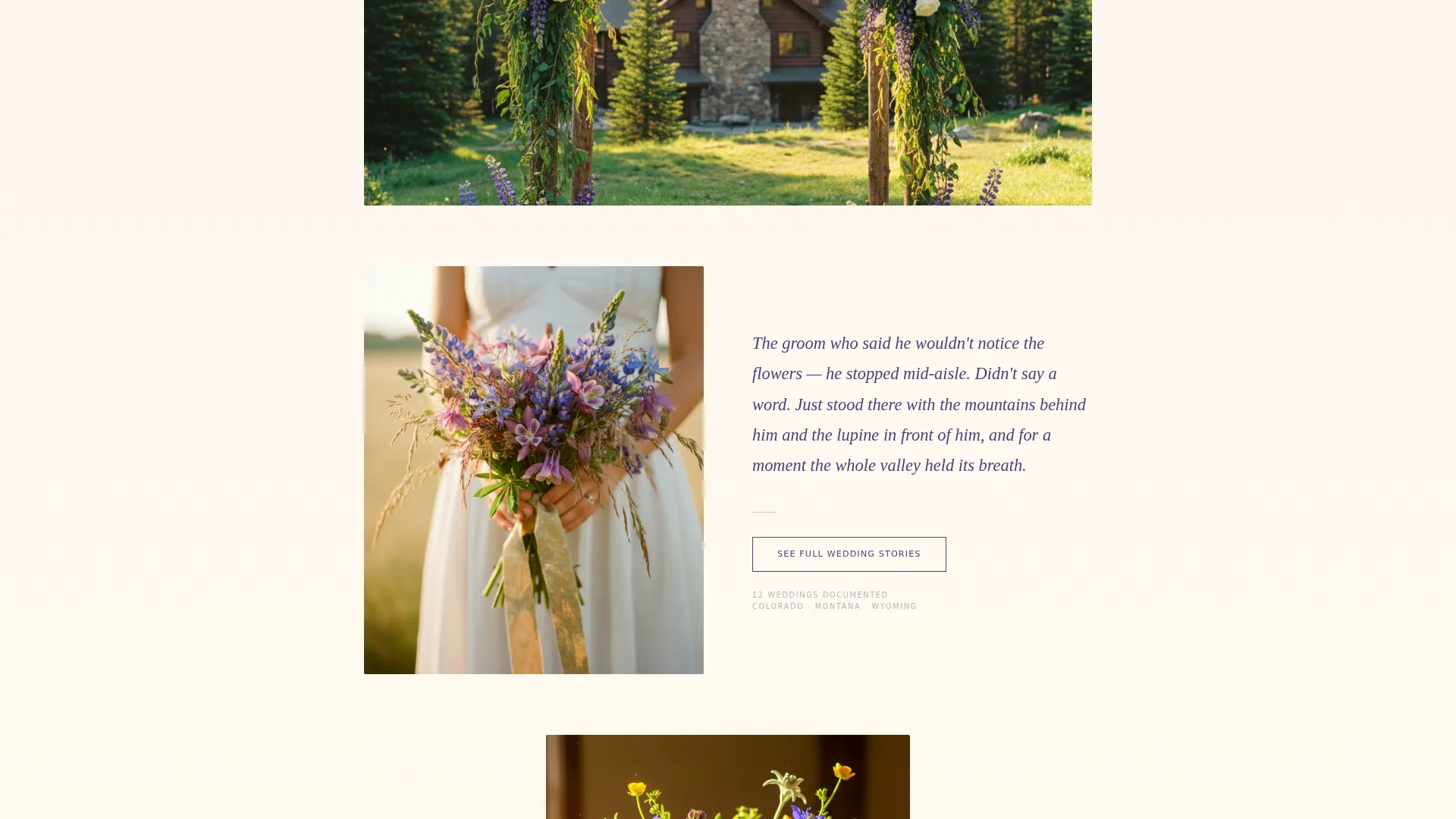 Captivating Flower Design Landing Page Template