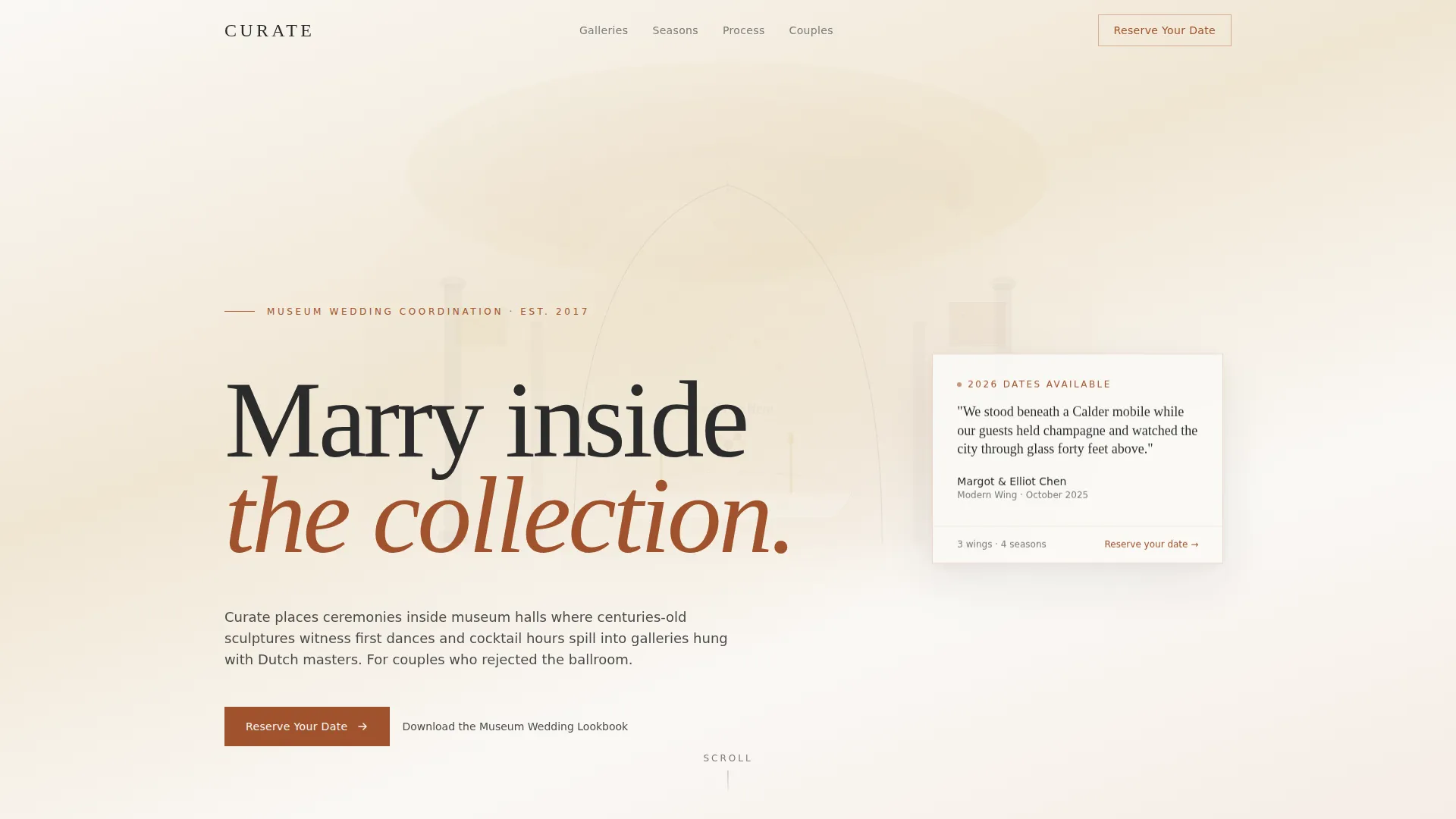 Wedding Venue Booking Website Template