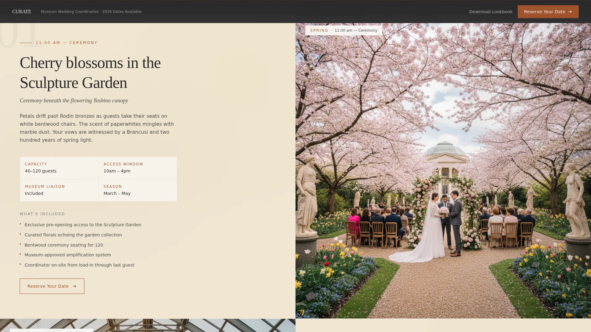Wedding Venue Booking Website Template