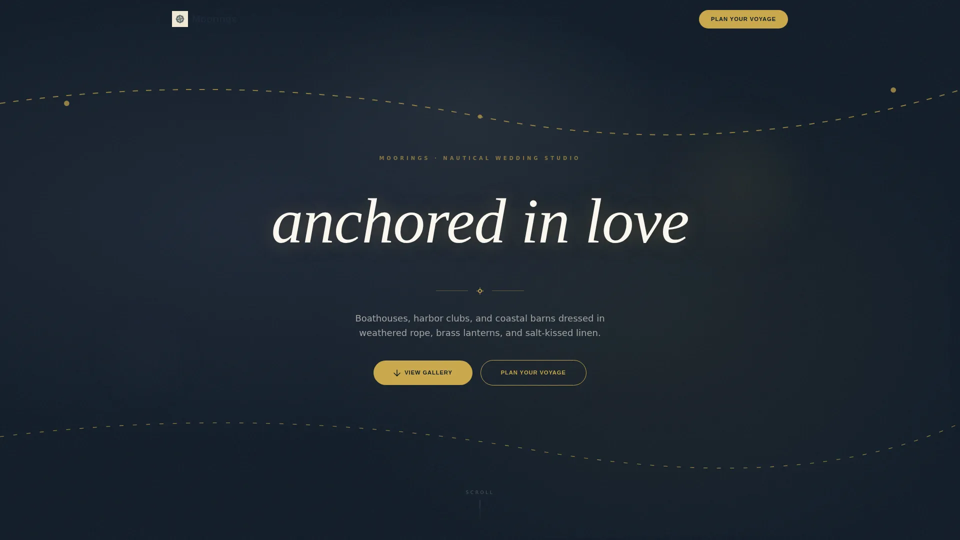 Nautical Wedding Professional Website Template