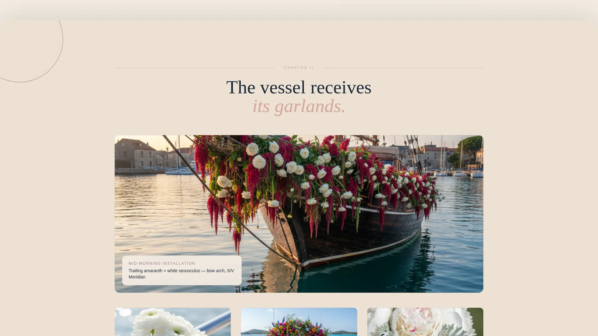 Nautical Wedding Specialist Professional Website Template