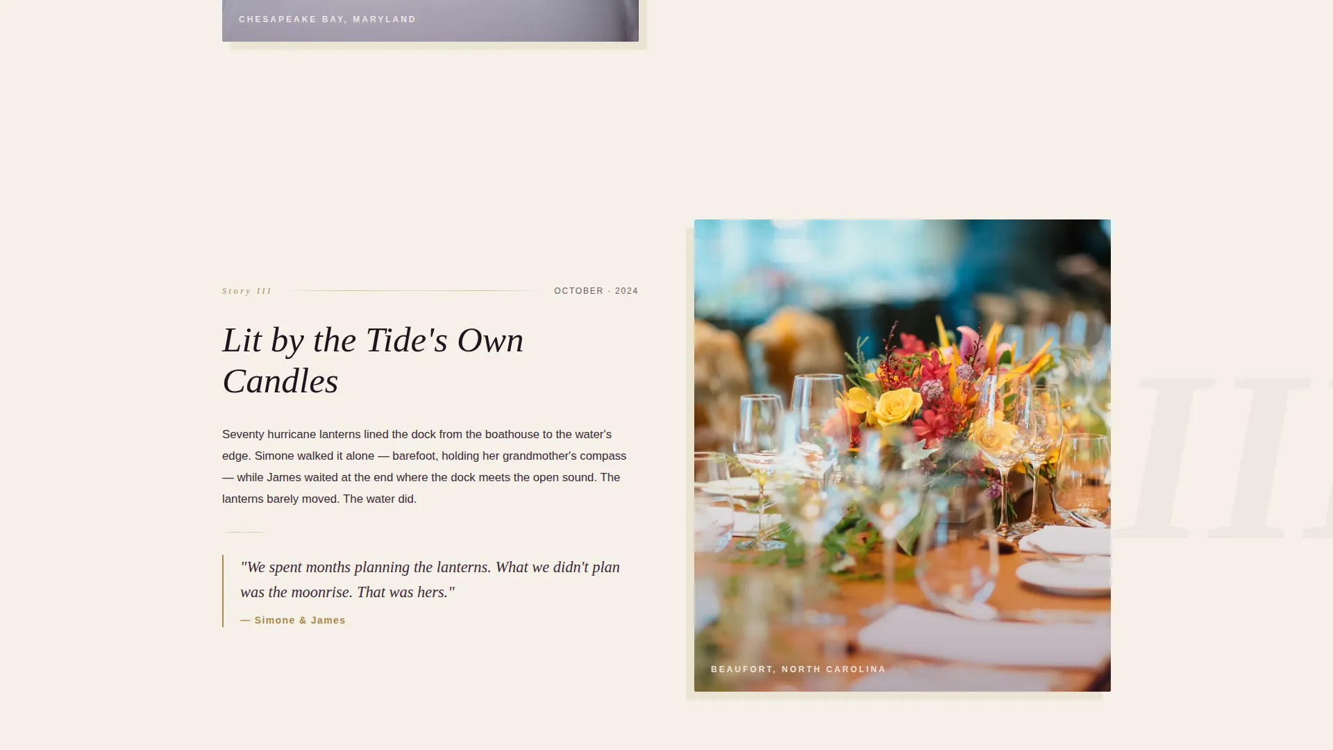 Nautical Wedding Reviews Website Template
