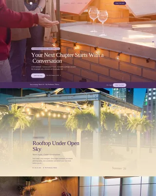 Networking Event Specialist Professional Website Template