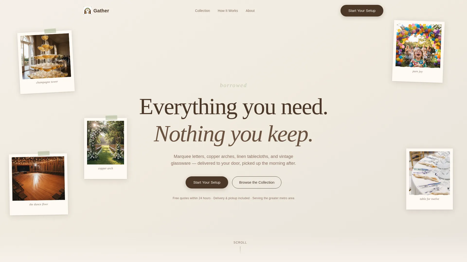 Photo Booth & Party Rental Booking Website Template