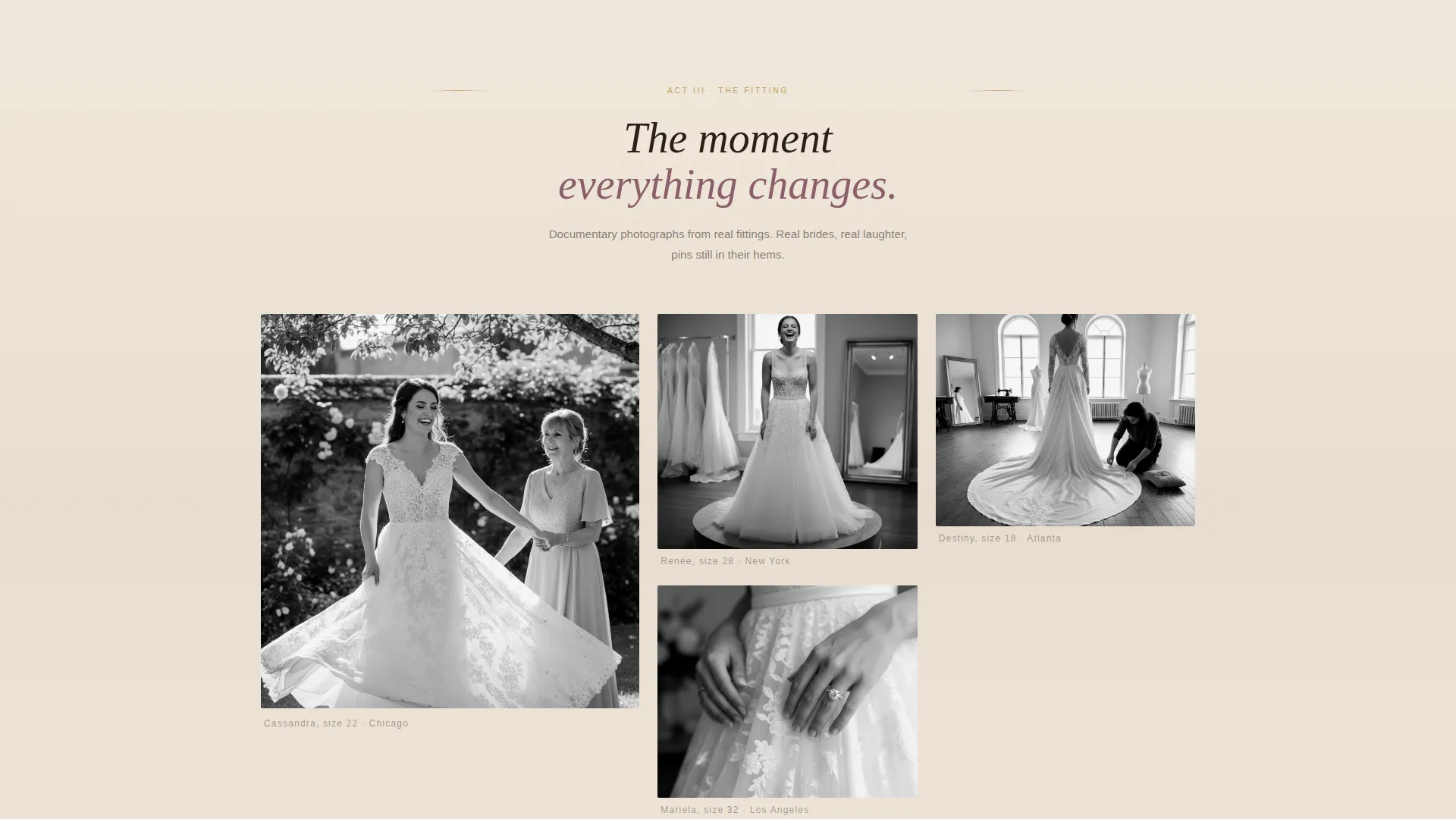Bridal Wear & Rentals Professional Website Template