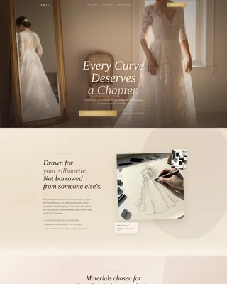 Bridal Wear & Rentals Professional Website Template