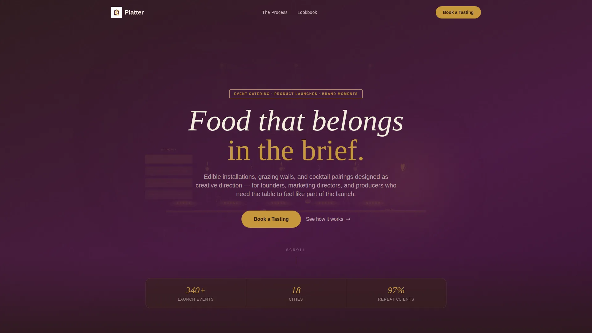 Product Launch Event Booking Website Template