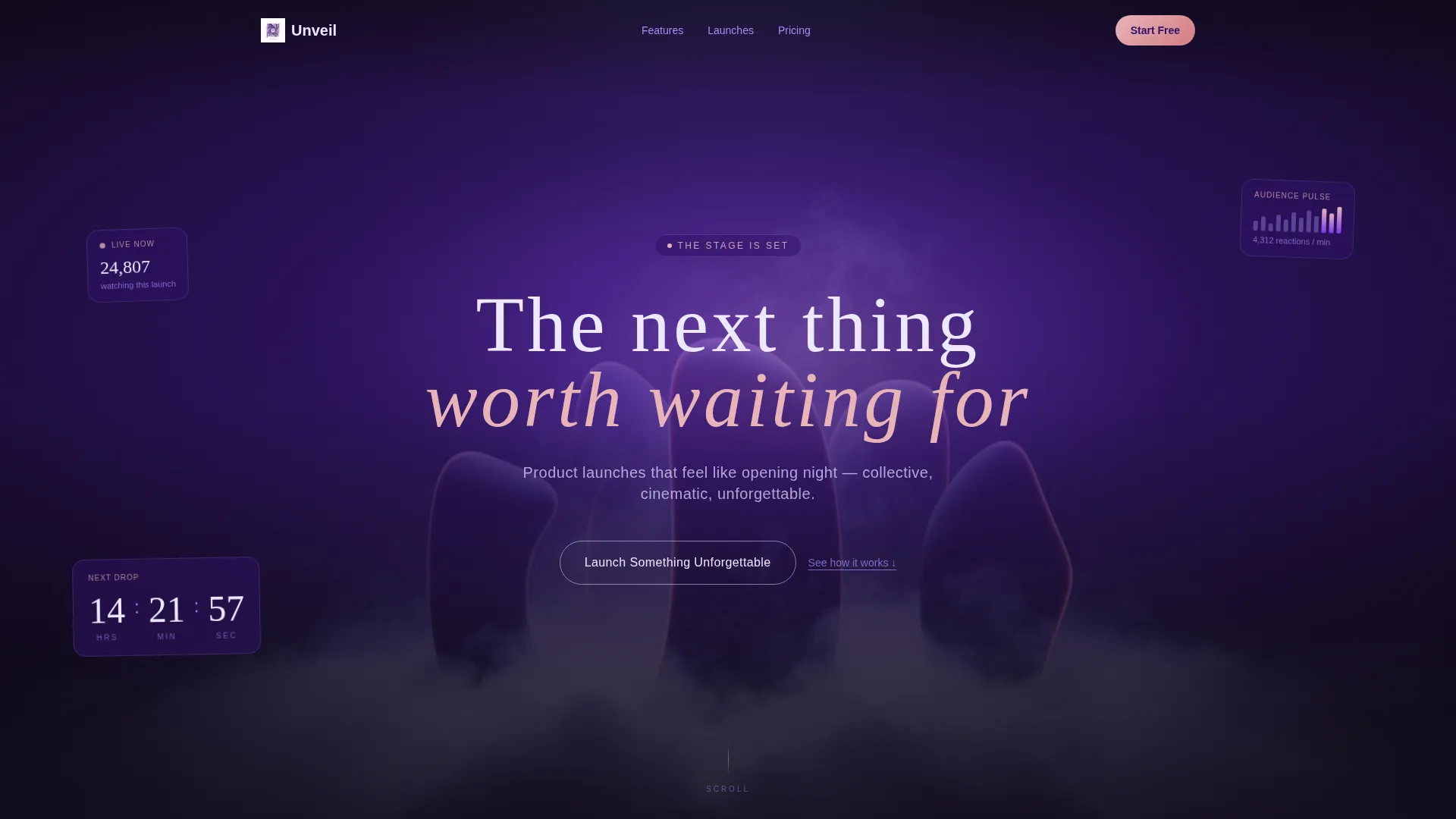 Product Launch Event Directory Website Template