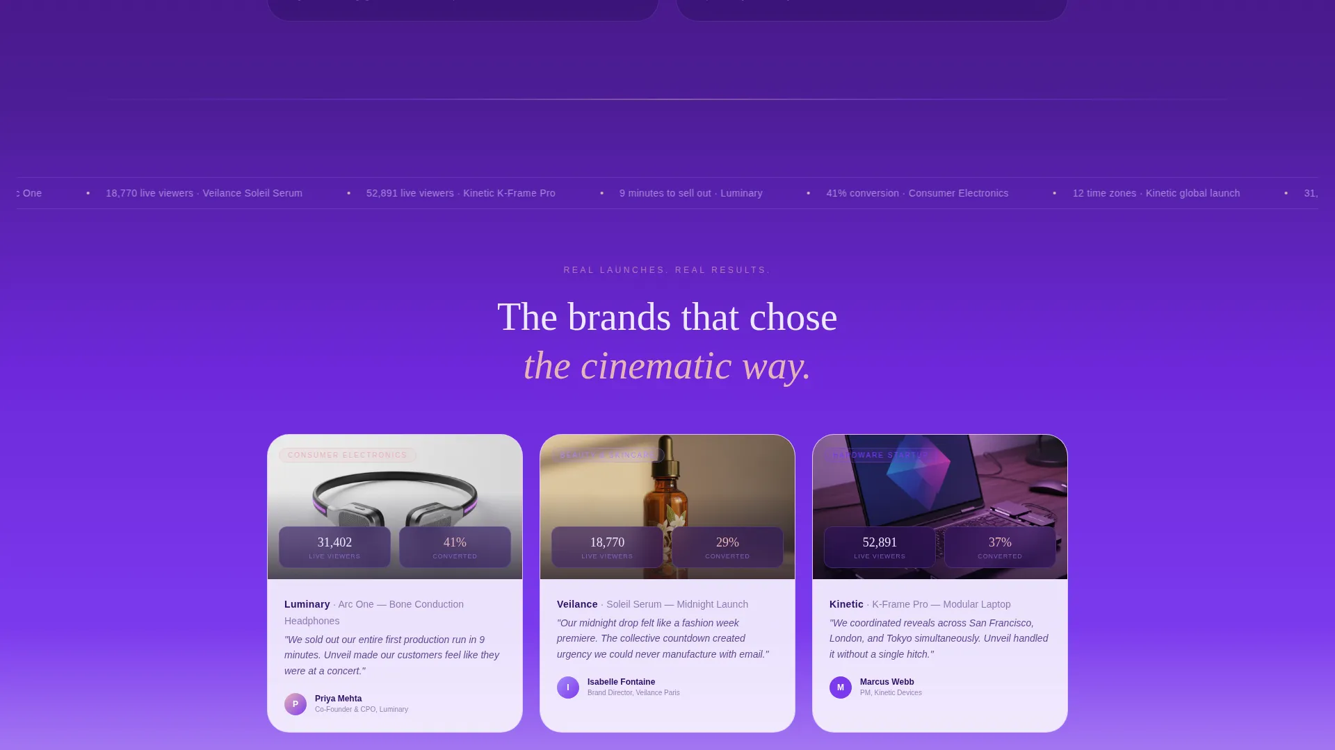 Product Launch Event Directory Website Template