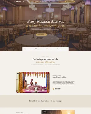 Religious Event Advanced Booking Website Template
