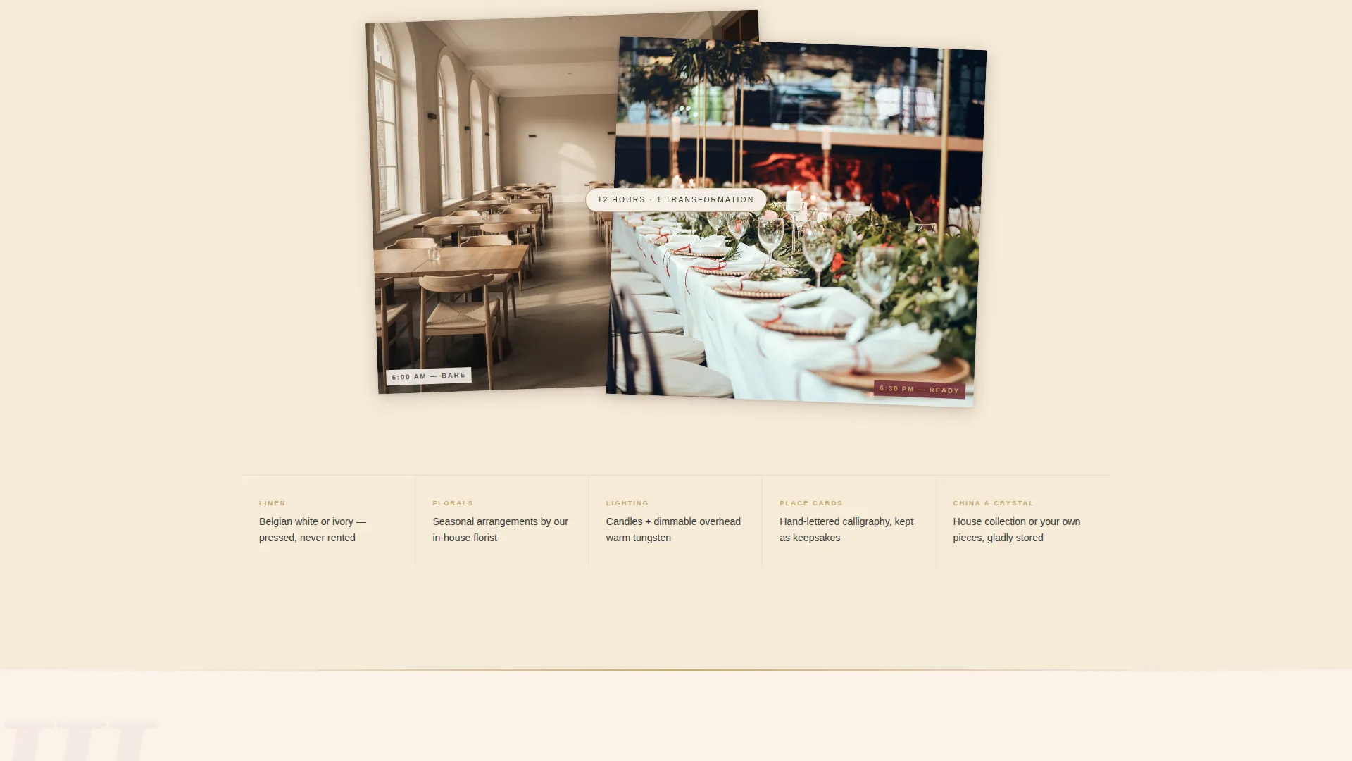 Intimate Wedding Venue Landing Page Template