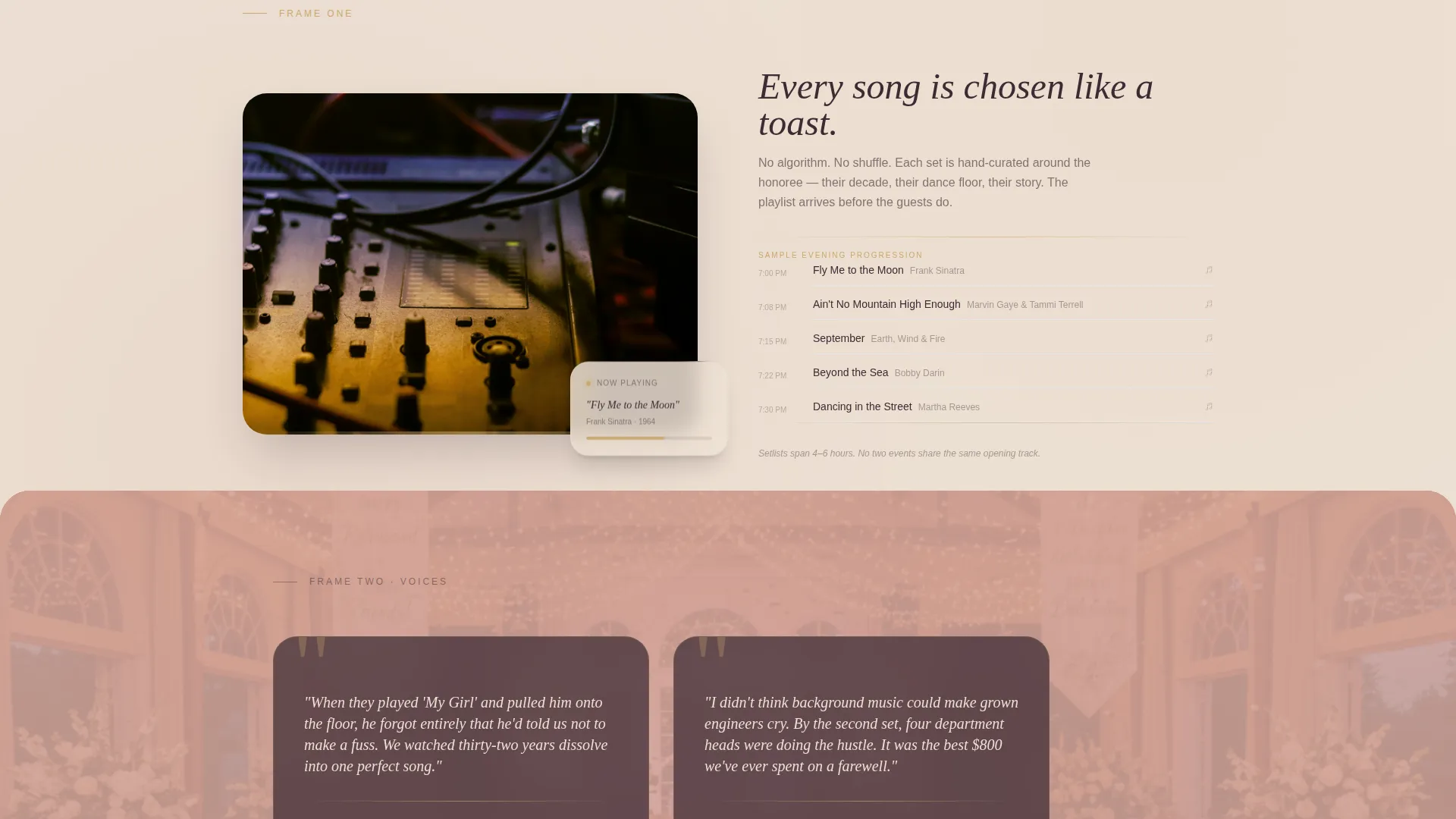 Retirement Event Professional Website Template