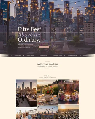 Wedding Venue Specialist Booking Website Template