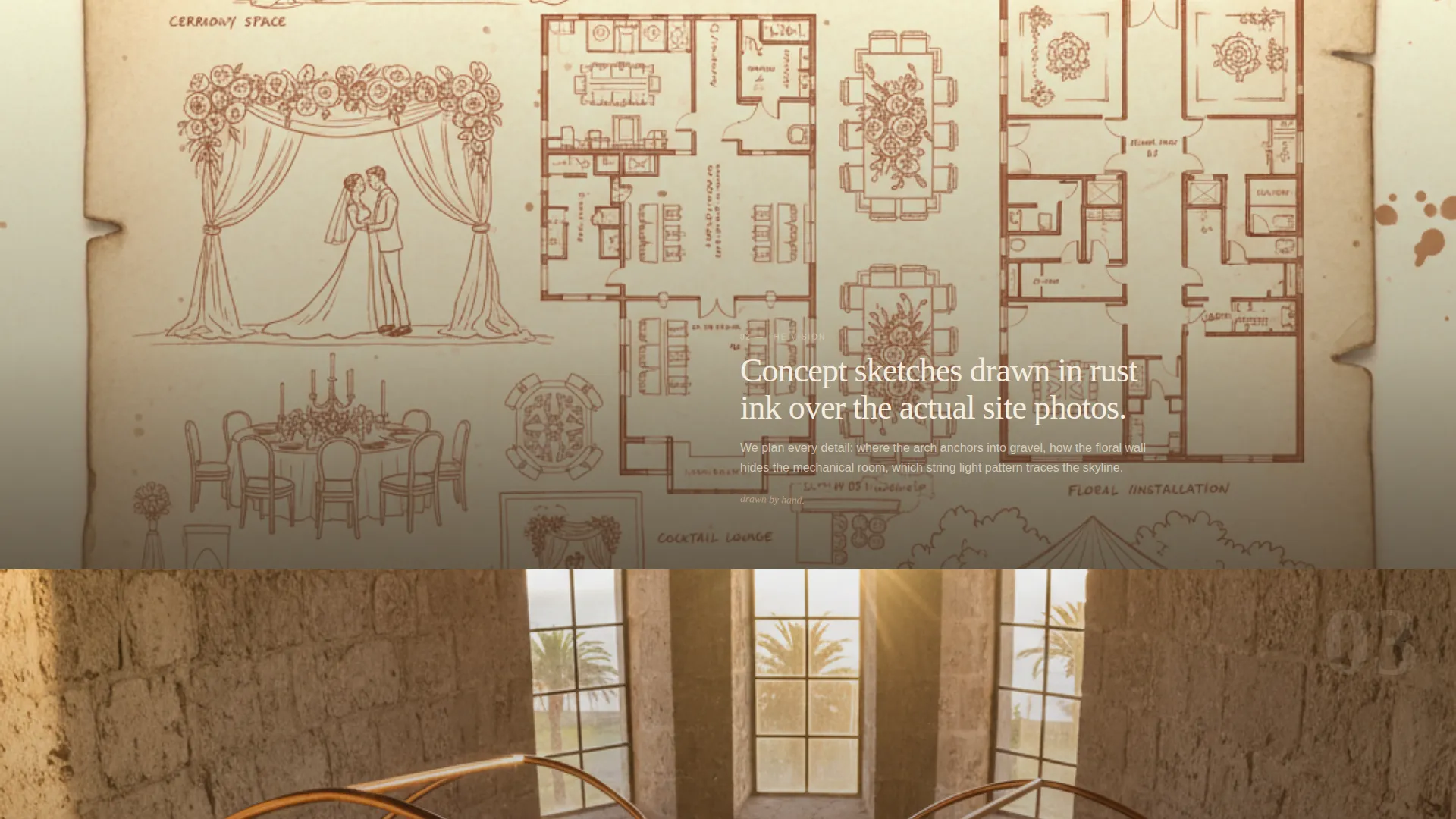 Rooftop Wedding Professional Website Template