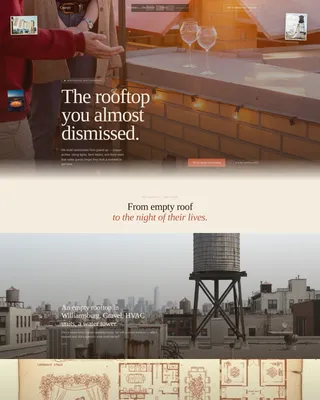 Rooftop Wedding Professional Website Template