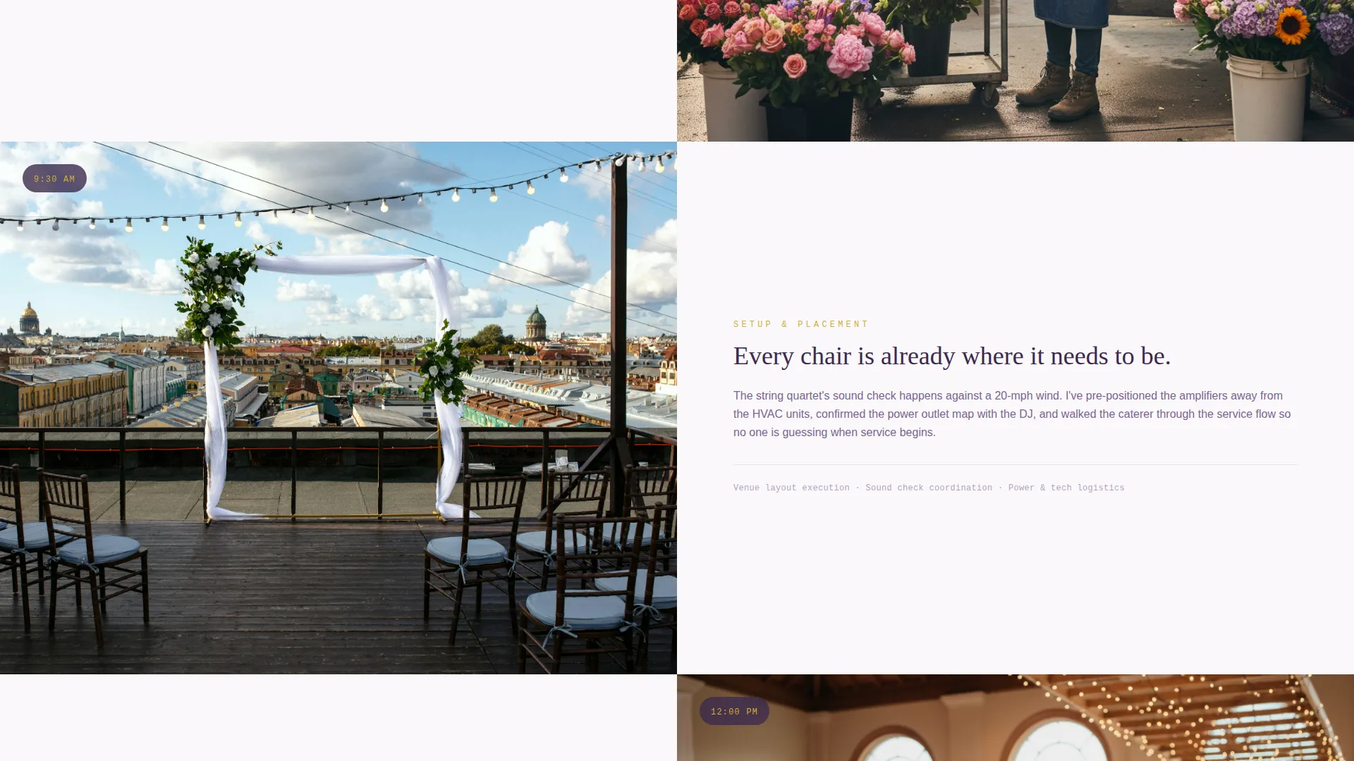 Wedding Planning Landing Page Template