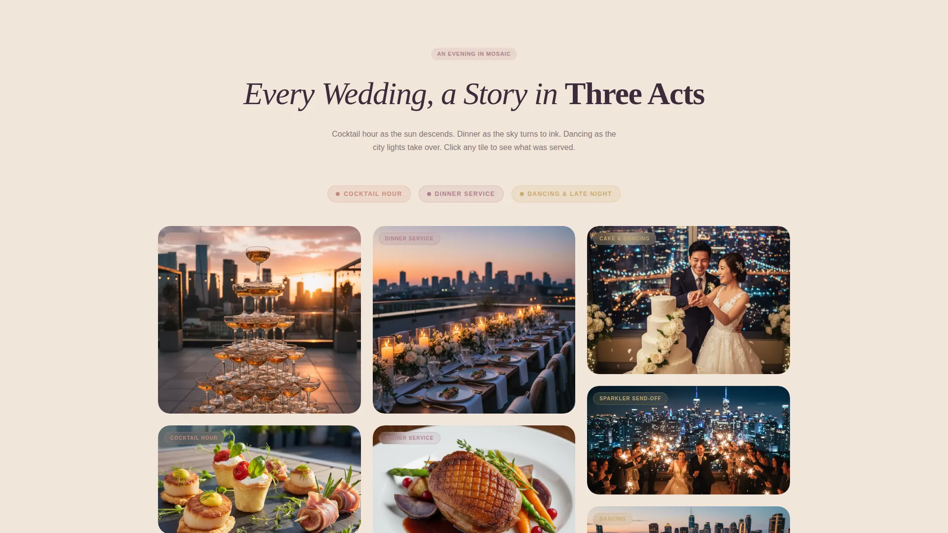 Wedding Venue Booking Website Template