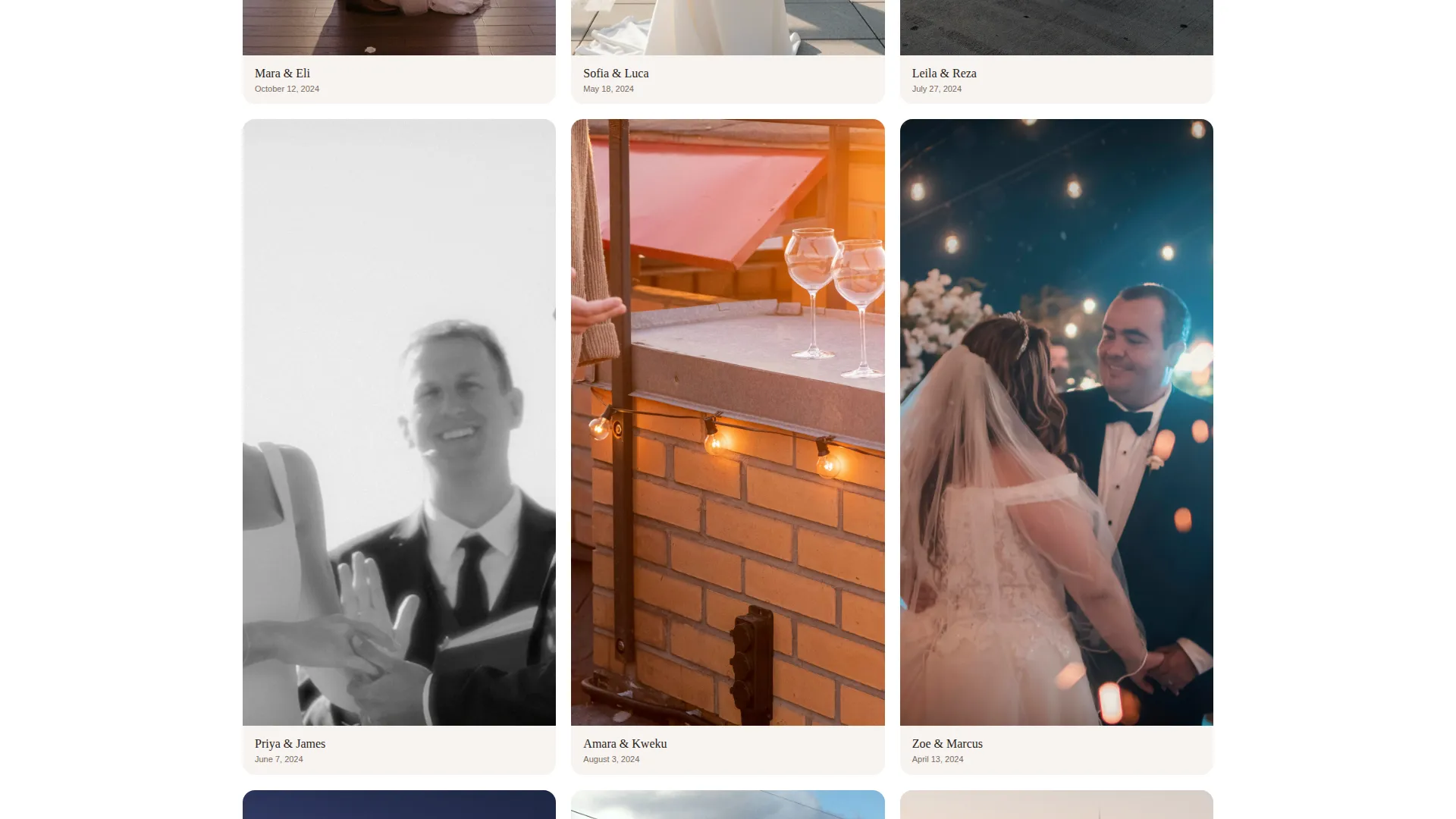 Elegant Rooftop Landing Page Template